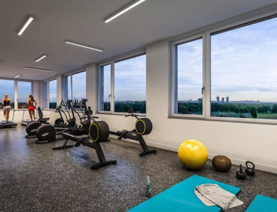 Donaublick Oasis: Stylische Wohnung Vienne Extérieur photo